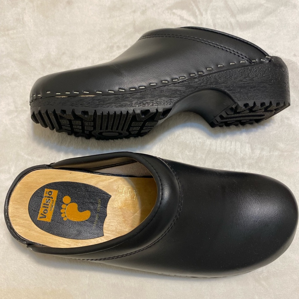 Vollsjo Clogs Swedish Design Shoes Black